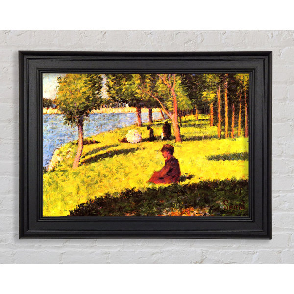 Rosalind Wheeler Seurat Sitzende Figur Gerahmter Druck Wayfair De